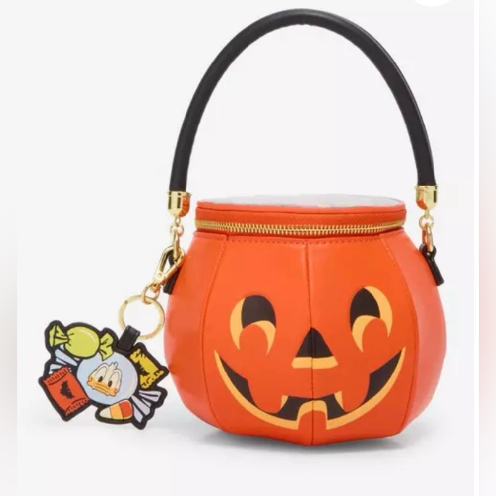 Loungefly Disney Donald Duck pumpkin crossbody NWT